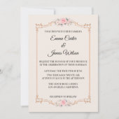 Rococo Blush Kaart (Voorkant)