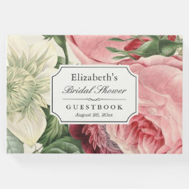 Rococo Botanische Bloemen Vrijgezellenfeest Gastenboek