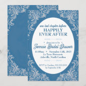 Rococo Bruids Douche Uitnodiging |  barok (Voorkant / Achterkant)