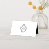 Rococo Bruiloft RSVP Plaatskaartje (Achterkant)