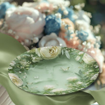 Rococo Butterfly Garden Galentine Floral Elegance