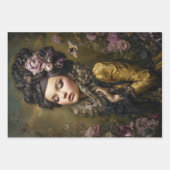 Rococo Buzz Bee themes Heavy Weight Decoupage Inpakpapier Vel (Voorkant)