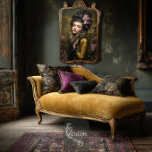Rococo Buzz Moody Victorian Portrait & Floral Art Tissuepapier
