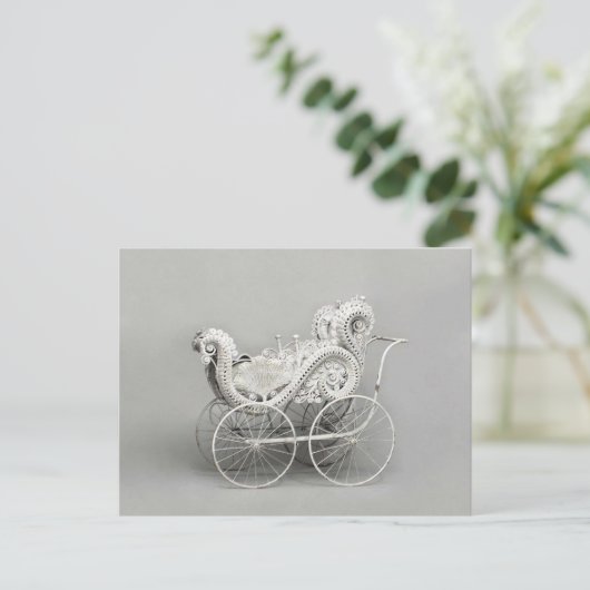 Rococo Carriage - Briefkaart / Uitnodiging / RSVP (Staand voorkant)
