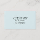 Rococo Chandelier Visitekaartje (Achterkant)