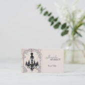 Rococo Chandelier Visitekaartje (Staand voorkant)