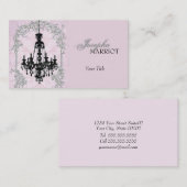 Rococo Chandelier Visitekaartje (Voorkant / Achterkant)