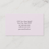 Rococo Chandelier Visitekaartje (Achterkant)