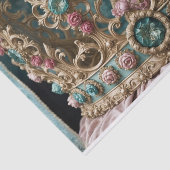 Rococo Crown Up Close Decoupage Tissuepapier (Detail)