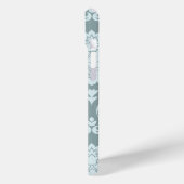 Rococo Damask Art I Duck Egg Blue+Teal Case-Mate iPhone Case (Achterkant / Links)