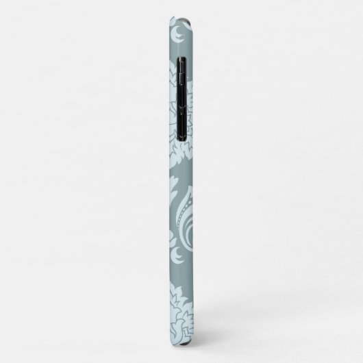 Rococo Damask Art I Duck Egg Blue+Teal Case-Mate iPhone Case (Achterkant/links)