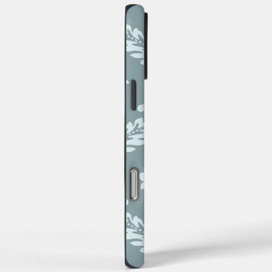 Rococo Damask Art I Duck Egg Blue+Teal Case-Mate iPhone Case (Achterkant / Rechts)