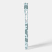Rococo Damask Art I Duck Egg Blue+Teal Case-Mate iPhone Case (Achterkant / Links)