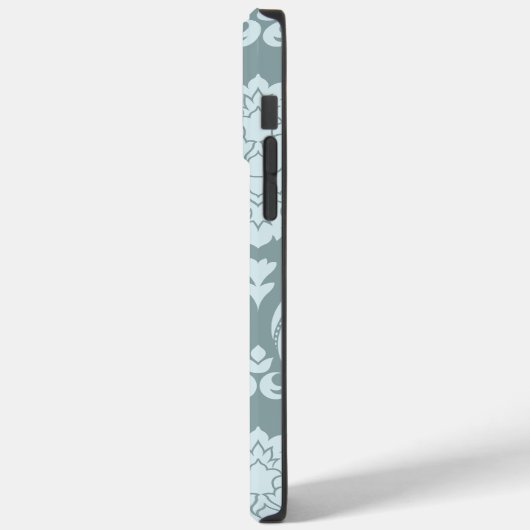 Rococo Damask Art I Duck Egg Blue+Teal Case-Mate iPhone Case (Achterkant / Links)