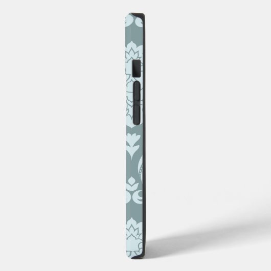 Rococo Damask Art I Duck Egg Blue+Teal Case-Mate iPhone Case (Achterkant / Links)