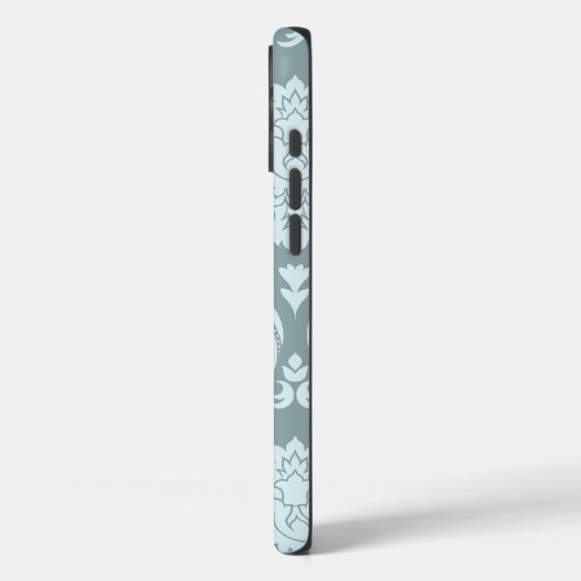 Rococo Damask Art I Duck Egg Blue+Teal Case-Mate iPhone Case (Achterkant / Links)