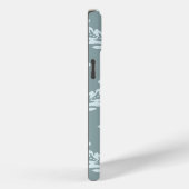 Rococo Damask Art I Duck Egg Blue+Teal Case-Mate iPhone Case (Achterkant / Rechts)