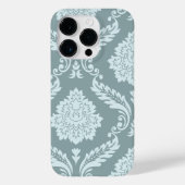 Rococo Damask Art I Duck Egg Blue+Teal Case-Mate iPhone Case (Achterkant)
