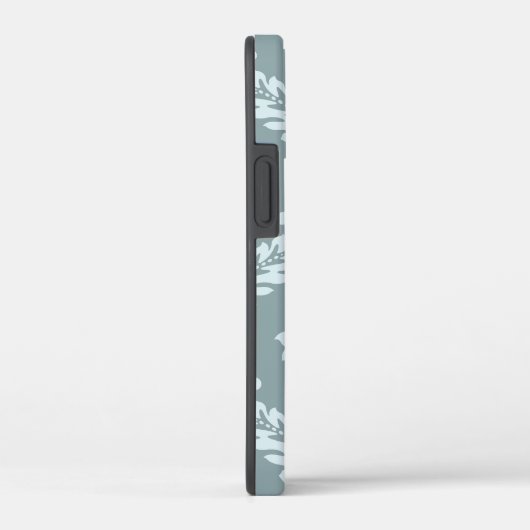 Rococo Damask Art I Duck Egg Blue+Teal Case-Mate iPhone Case (Achterkant / Rechts)