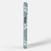Rococo Damask Art I Duck Egg Blue+Teal Case-Mate iPhone Case (Achterkant / Rechts)