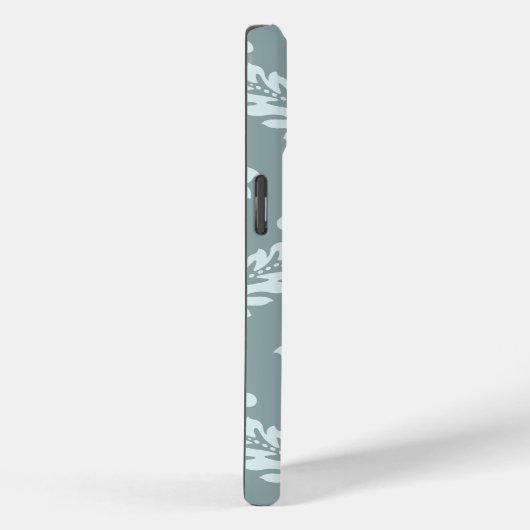Rococo Damask Art I Duck Egg Blue+Teal Case-Mate iPhone Case (Achterkant / Rechts)