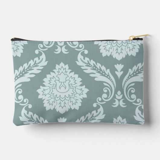 Rococo Damask Art I Duck Egg Blue+Teal Etui (Achterkant)