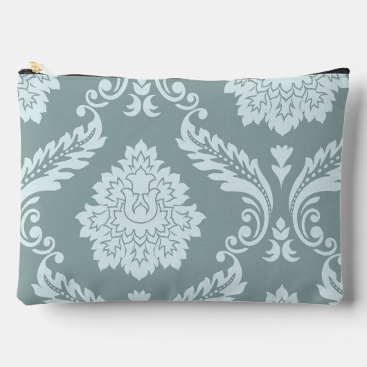 Rococo Damask Art I Duck Egg Blue+Teal Etui (Voorkant)