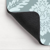 Rococo Damask Art I Duck Egg Blue+Teal Muismat (Hoek)