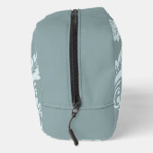 Rococo Damask Art I Duck Egg Blue+Teal Toilettasje (Rechts)