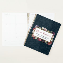 Rococo Damask & Elegant Floral Feminine Planner