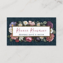 Rococo Damask & Elegant Floral  Feminine