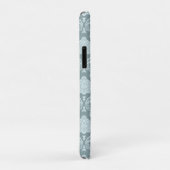 Rococo Damask herhalingspatroon Eendenei Blauw+Tea Case-Mate iPhone Case (Achterkant/rechts)