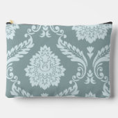 Rococo Damask Kunst I Eendenei Blauw+Turquoise Etui (Voorkant)