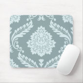 Rococo Damask Lg Pattern Duck Egg Blue+Teal Muismat (Met muis)