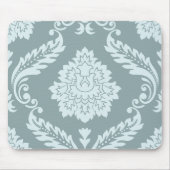 Rococo Damask Lg Pattern Duck Egg Blue+Teal Muismat (Voorkant)