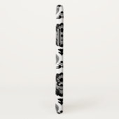 Rococo Damask Pattern Grey Black White Case-Mate iPhone Case (Achterkant / rechts)