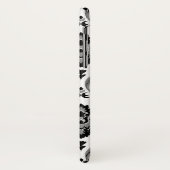 Rococo Damask Pattern Grey Black White Case-Mate iPhone Case (Achterkant/links)