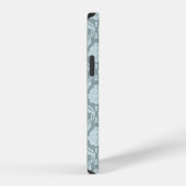 Rococo Damask Rpt Pattern Duck Egg Blue+Teal iPhone Hoesje (Rechterkant)