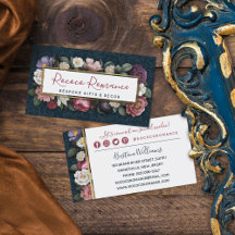 Rococo damast & elegante bloemensocial networking