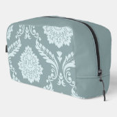 Rococo Damast Kunst I Eendenei Blauw+Turquoise Toilettasje (Rechterhoek)