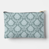 Rococo Damast Patroon Eendenei Blauw+Turquoise Etui (Achterkant)
