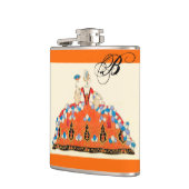 ROCOCO DAME ART DECO MODE KOSTUUM MONOGRAMME HEUPFLES (Links)