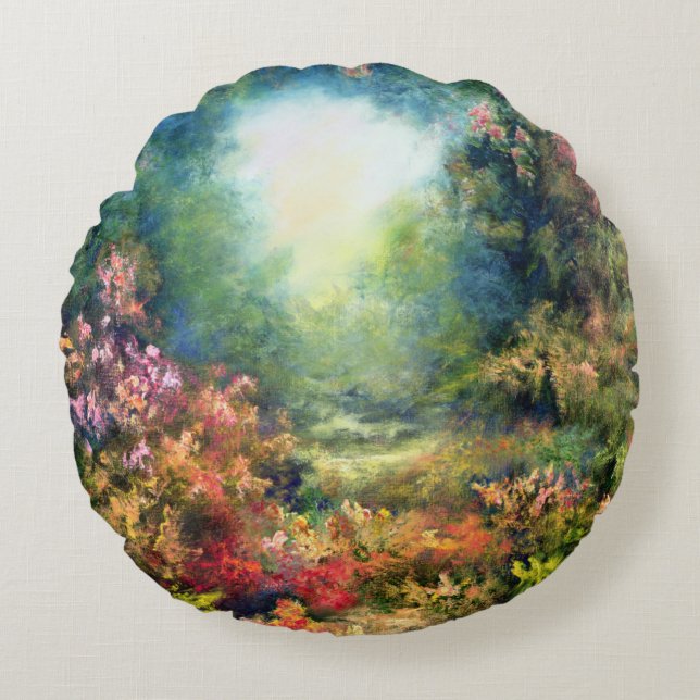 Rococo Delight 1995 Rond Kussen (Voorkant)