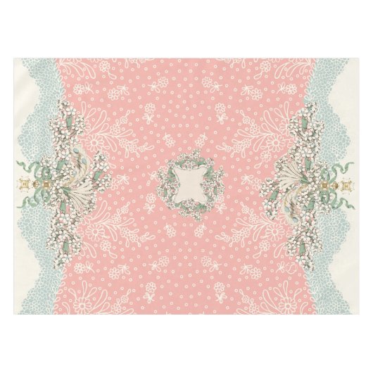 Rococo Dinner Servetten Tafelkleden Stof Hydrangea (Voorkant (Horizontaal))