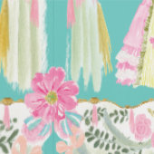 Rococo Draperie Dames Pastel Marie Antoinette Behang (Zoom)