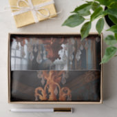 Rococo Elegance Kroonluchter Decoupage |  Tissuepapier (Geschenk)