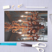 Rococo Elegance Kroonluchter Decoupage |  Tissuepapier (Craft)