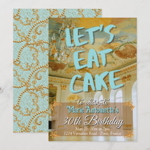 Rococo Esthetische Verjaardagsfeest Marie Antoinet Kaart
