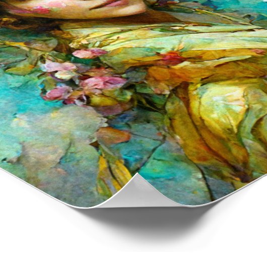 Rococo Fairy Fantasy Art Poster (Hoek)