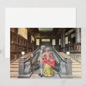 Rococo Flat Holiday Kaart (Voorkant / Achterkant)